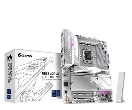 Płyta główna Socket 1851 Gigabyte B860 A ELITE WF7 ICE